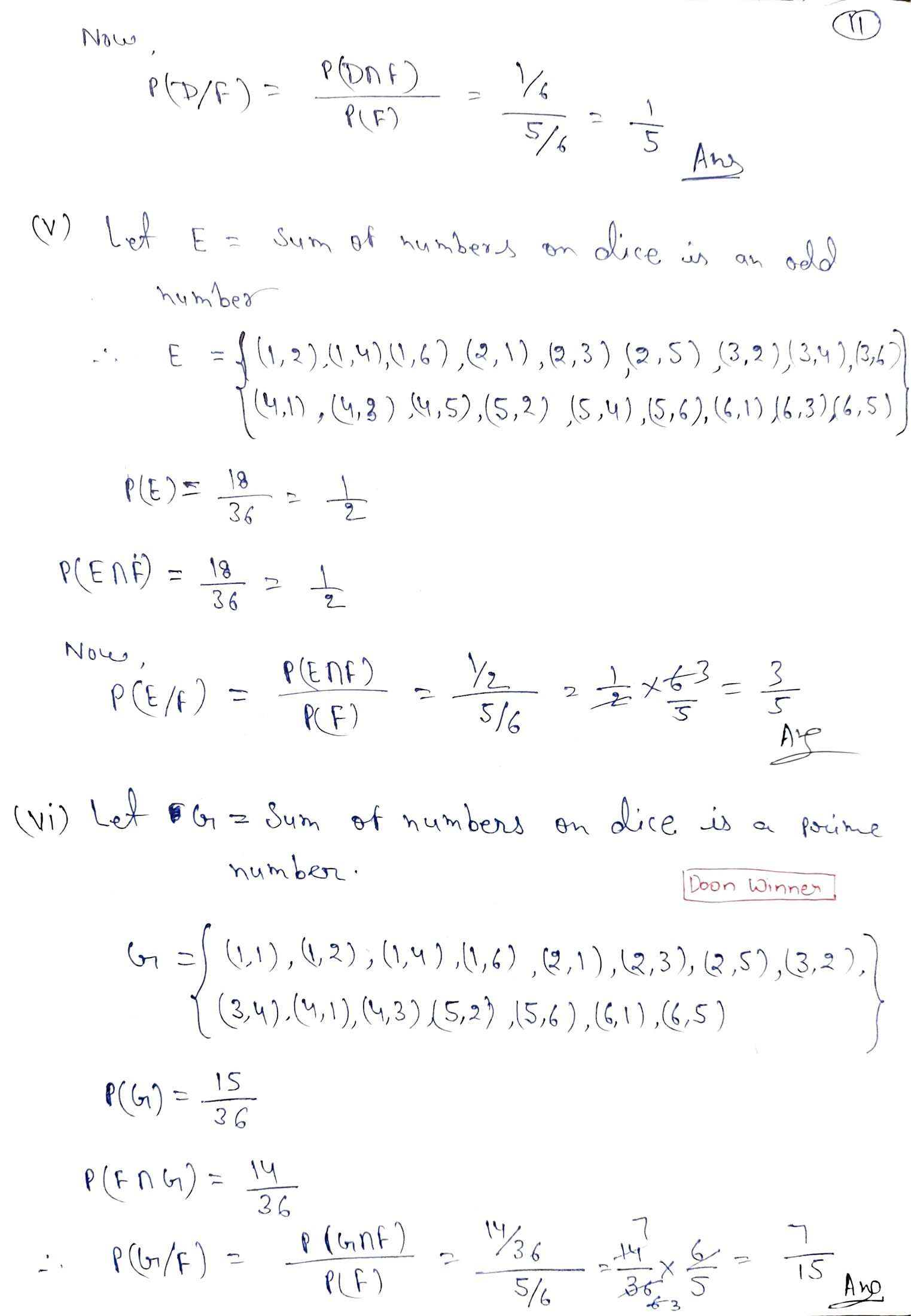 NIOS TMA 2023 Class 12 Maths Question 6b4