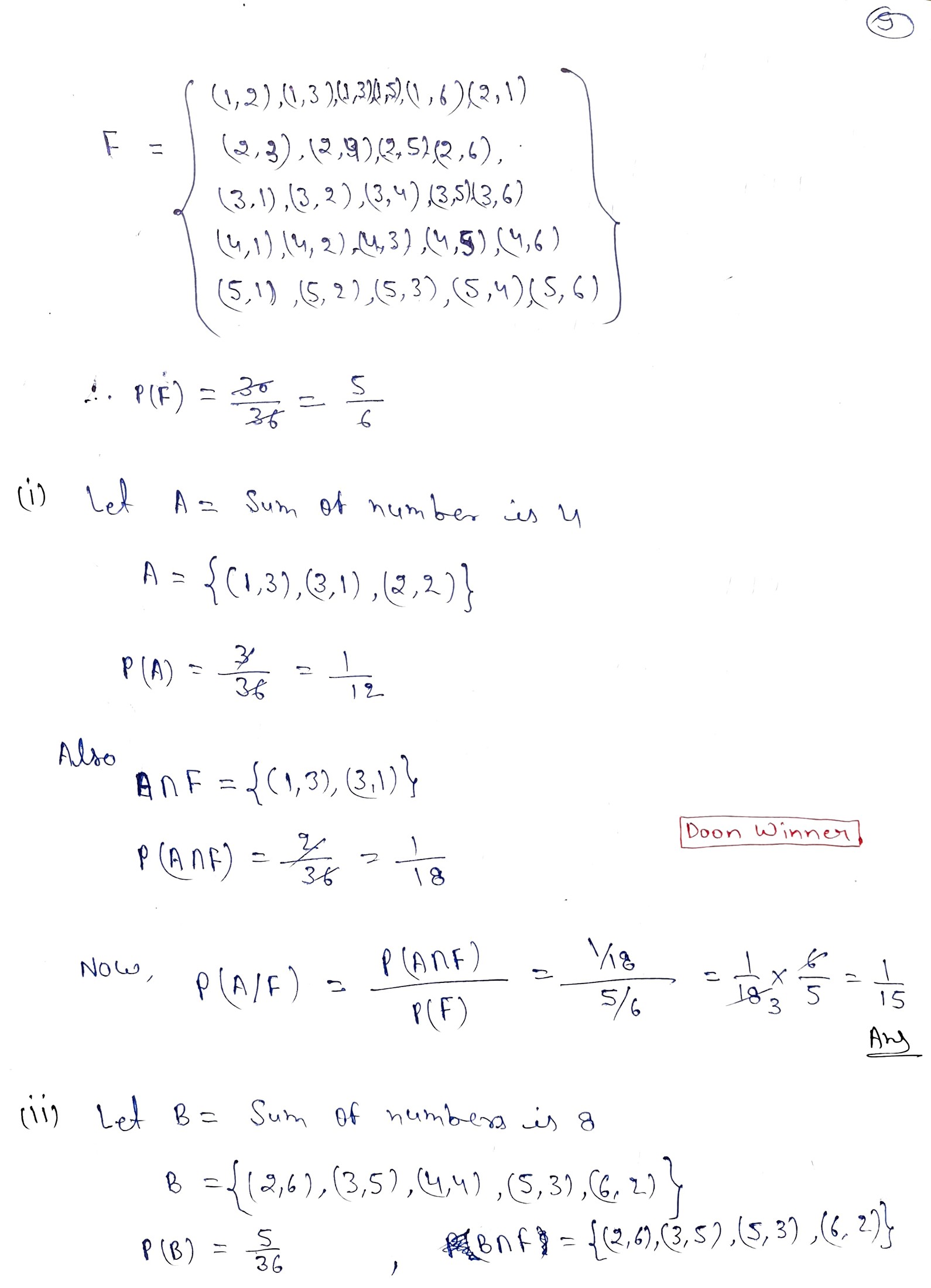 NIOS TMA 2023 Class 12 Maths Question 6b2